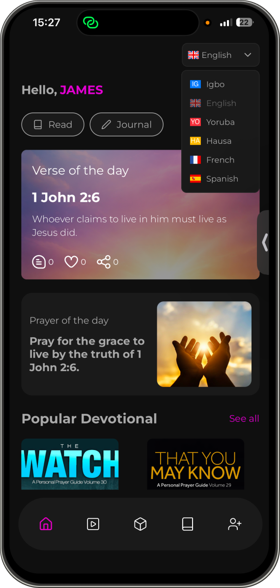 Mydevotionalbook screenshot 1